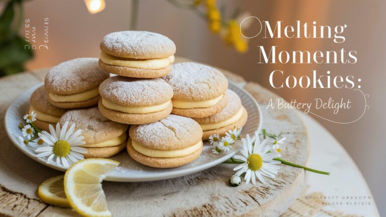 Melting Moments Cookies: A Buttery Delight