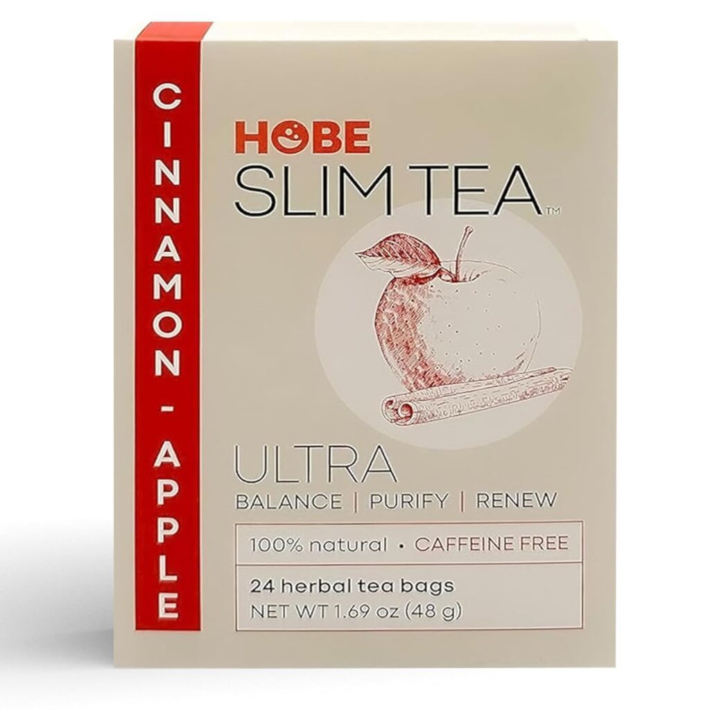 24-Count Vegan Cinnamon Apple Detox Tea by Hobe Labs