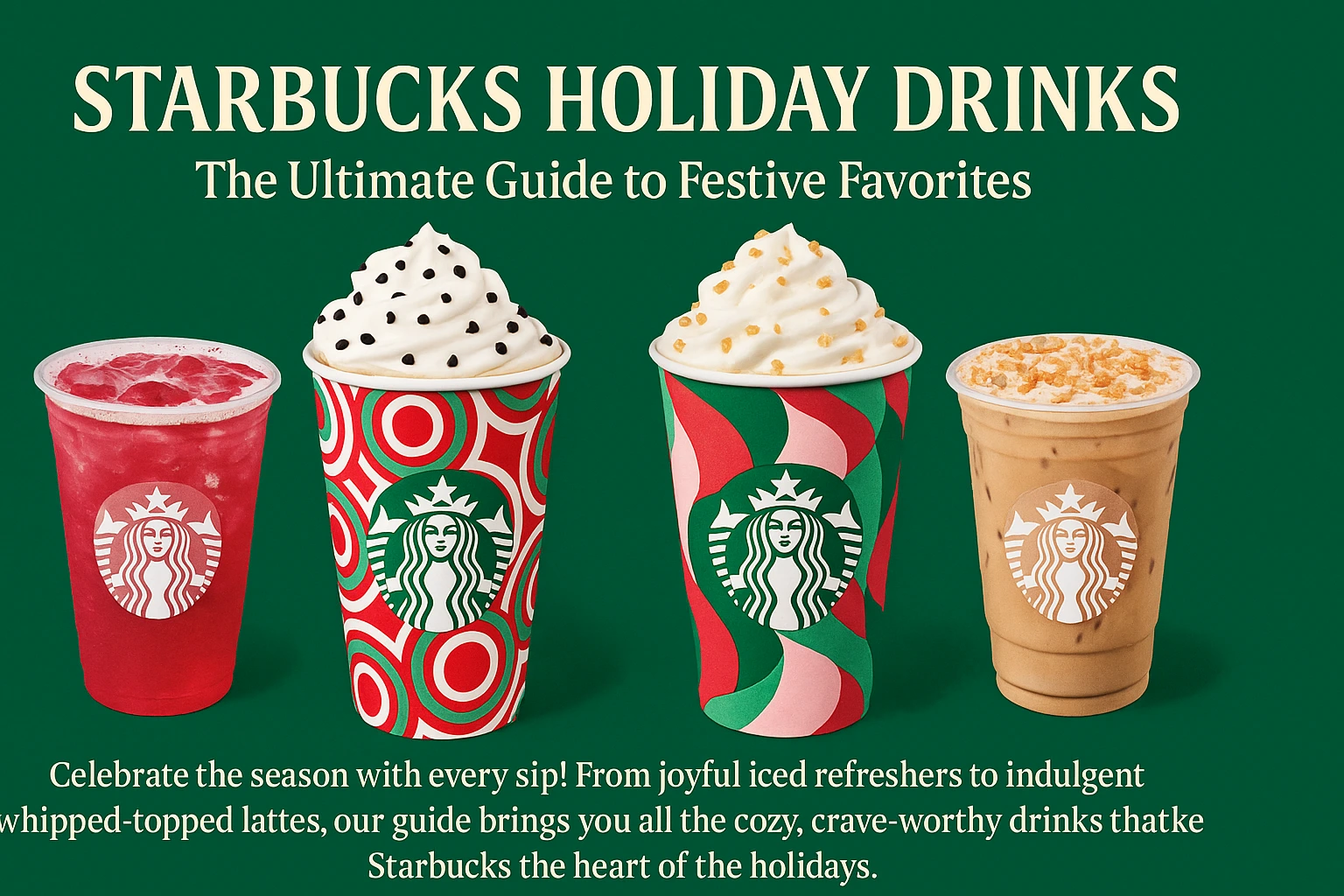 Starbucks Holiday Drinks: The Ultimate Guide to Festive Favorites