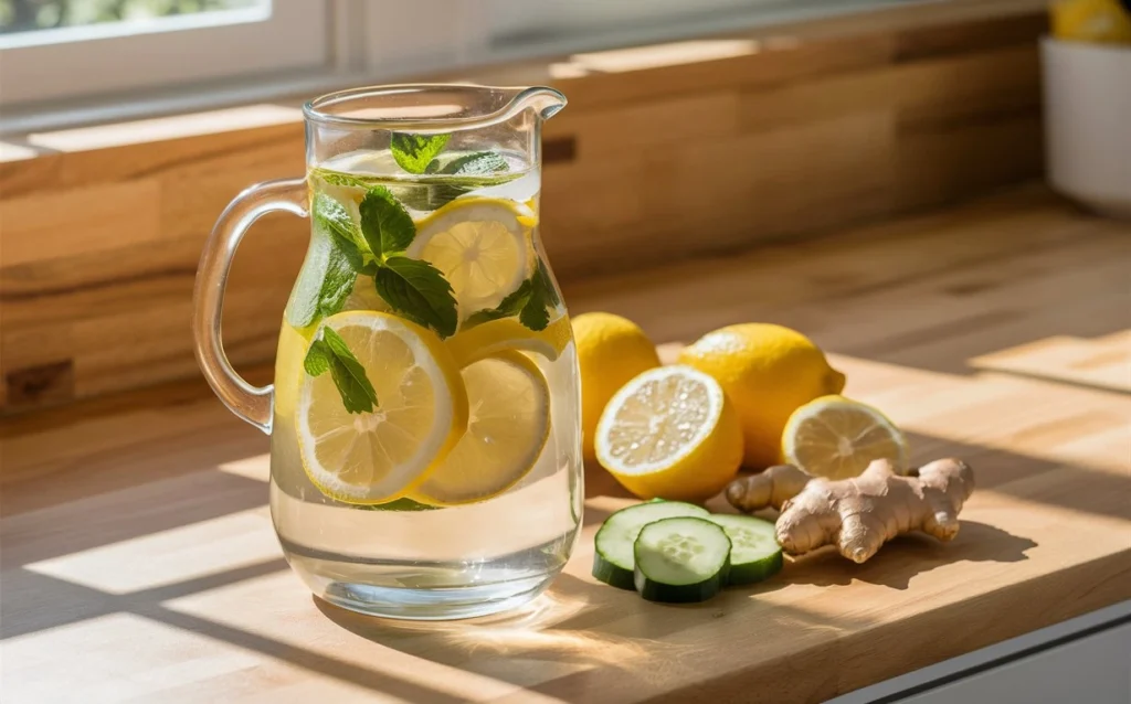 lemon water detox recipe