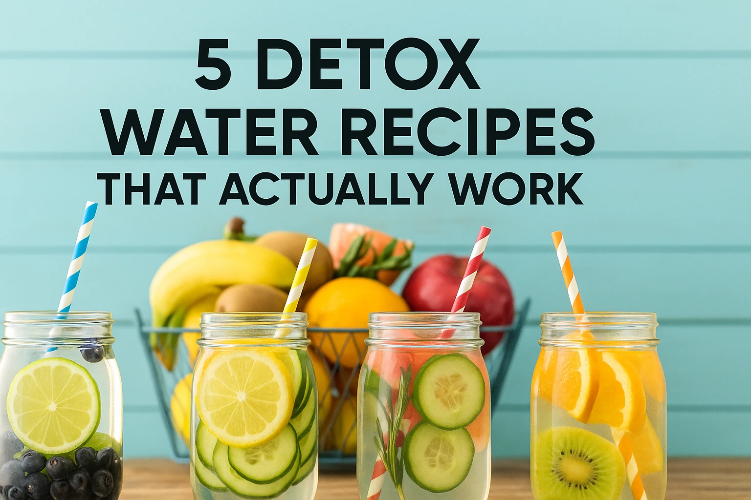 5 Detox Water Recipes That Actually Work