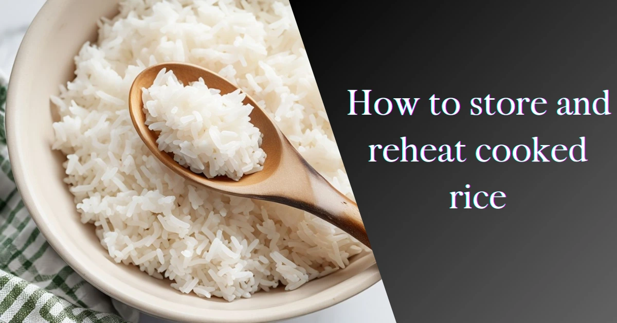 How to Store Cooked Rice