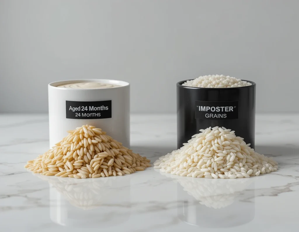 Aged vs. low-quality basmati rice comparison for cooking